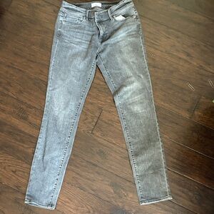 Lou & Grey Women's Skinny Jeans in Gray